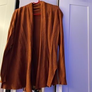 Rust colored cardigan